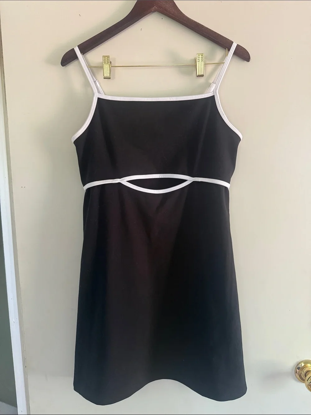 Wild Fable Women’s Black & White ButterBliss Cutout Casual Dress Sz XL EUC - Picture 1 of 6